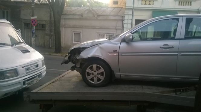Ciocnire in lant pe Calea Calarasilor