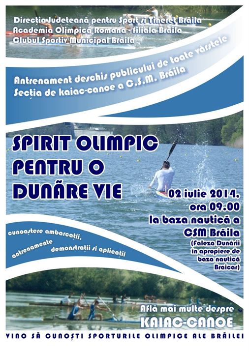Spirit Olimpic pentru o Dunăre Vie
