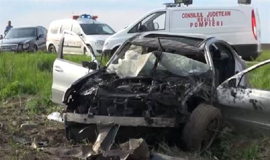 Accident in apropiere de Movila Miresii