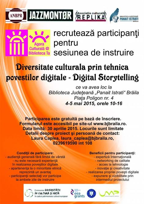 Digital Storytelling la Biblioteca Judeteana