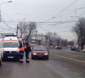 Accidentat pe trecere de pietoni pe Bulevardul Dorobantilor