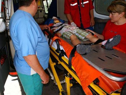 Copil de 6 ani accidentat pe DN2B