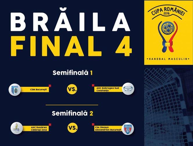 Final-fourul Cupei Romaniei la handbal are loc la Braila