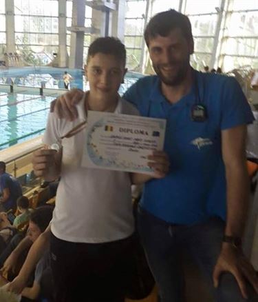 Ganea si Gavrila singurii inotatori de la Braila printre fruntasi la nationalele de cadeti