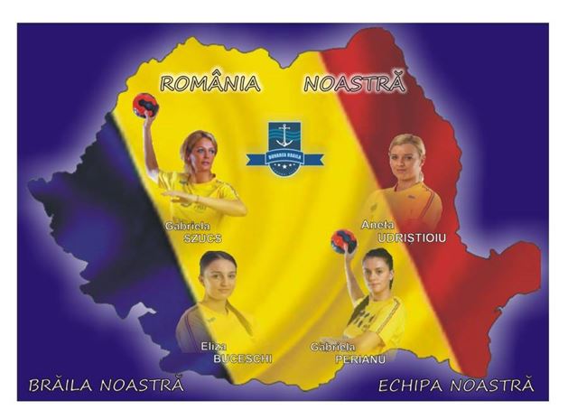 Patru handbaliste din lotul Dunarii Braila convocate la nationala