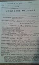 scrisoare medicala