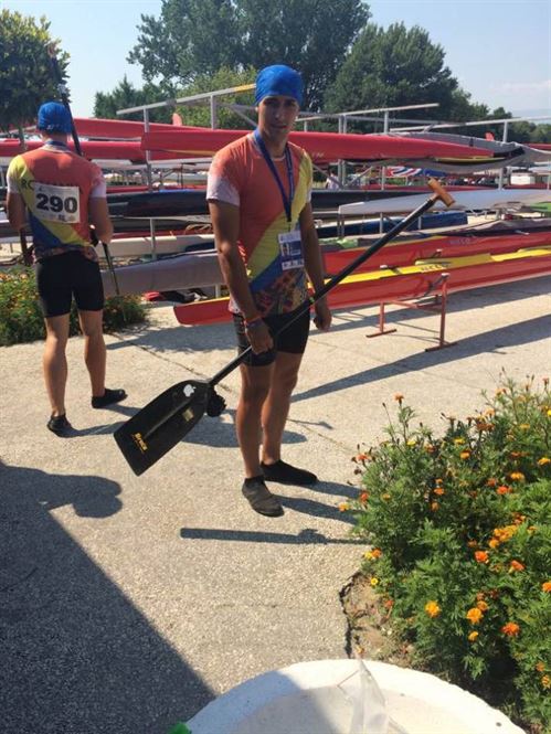 Canotorul brailean Gheorghe Stoian, dublu campion european de juniori