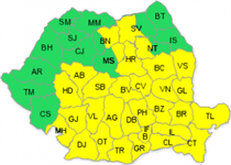 Braila sub cod galben de ninsori